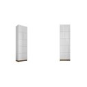 Ver imagem 2 de Kit 2 Armários para Escritório Alto 2 Portas Cubic 