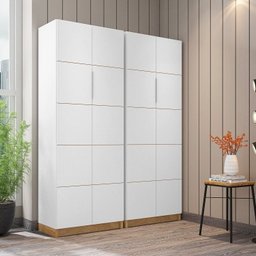 Kit 2 Armários para Escritório Alto 2 Portas Cubic - 1 Kit 2 Armários para Escritório Alto 2 Portas Cubic - 1