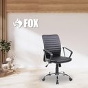 Ver imagem 7 de Cadeira Presidente Escritório Giratória Fox Office Preto - Ut-c161w