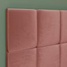 Cabeceira Cama Box Solteiro Infantil L Suspensa Proteção Lateral Estofada Quarto - Rose Suede - RPM - 3