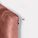 Ver imagem 4 de Cabeceira Cama Box Solteiro Infantil L Suspensa Proteção Lateral Estofada Quarto - Rose Suede - RPM