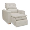 Ver imagem 3 de Poltrona do Papai Confortável Retrátil Reclinável Suede Srj:bege
