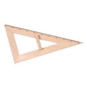 Esquadro 60°- Contém 3 Unidades
