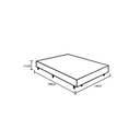 Ver imagem 7 de Cama Box Casal + Colchão Top Line Mola Bonnel Serra Negra 60x138x188