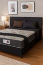 Ver imagem 1 de Cama Box Casal + Colchão Top Line Mola Bonnel Serra Negra 60x138x188