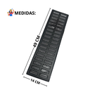 Ver imagem 2 de Ralo Aluminio 15x50 Preto Sifonado Saída Canto 4 Polegadas