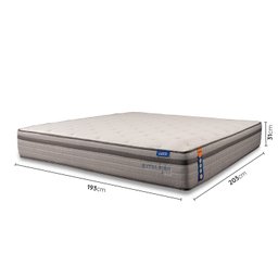 Colchão Super King Molas Ensacadas e Espuma Softgel Extra Firm CabeCasa MadeiraMadeira - 3