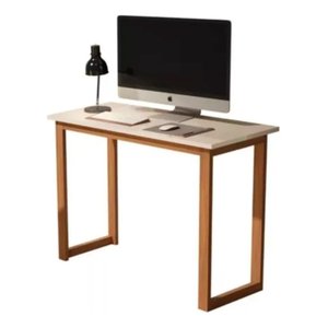 Mesa de Estudo com Pes de Madeira Compacta 0,76cm:off White