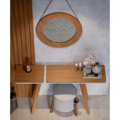 Kit Aparador, e Painel Ripado para Hall D/ Entrada