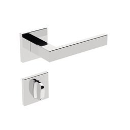 Fechadura Stam Ix290 Inox Roseta Quadrada - 1