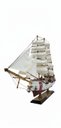 Ver imagem 4 de Barco Veleiro Escuna de Madeira Replica 65 Cm - 47x62cm