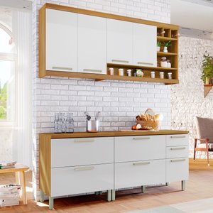Cozinha Compacta Modulada 4 Peças Burguesa Premium 100% Mdf
