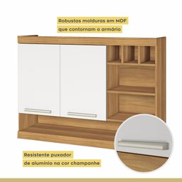 Cozinha Compacta Modulada 4 Peças Burguesa Premium 100% Mdf - 4