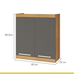 Cozinha Compacta Modulada 4 Peças Burguesa Premium 100% Mdf - 12