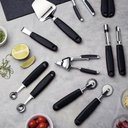 Ver imagem 4 de Kit 4 Carretilhas Corta e Fecha Pastel Massa Tramontina Utilitá Manual Padaria Confeitaria Preto