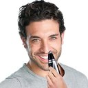 Ver imagem 2 de Aparador Pêlo Nariz Orelha Barbeador Depilador de Remoção de Pelo Preto/prata