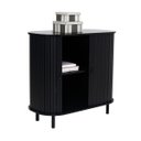 Ver imagem 7 de Armario Aparador Buffet Ripado com 2 Portas 90cm Ditália