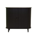 Ver imagem 3 de Armario Aparador Buffet Ripado com 2 Portas 90cm Ditália