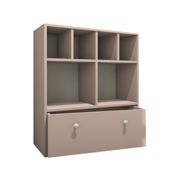 Estante Nicho Organizador de Brinquedos Infantil em Mdf Plancasa:sal Rosa - 5