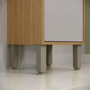 Ver mais imagens de Paneleiro Simples com 1 Porta Colors Freijó/Cinza Chalck