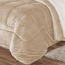 Ver imagem 3 de Coberdrom Casal Queen Sherpa Pele de Carneiro Everest 01 Peça - Caqui