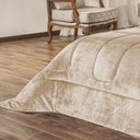 Ver imagem 2 de Coberdrom Casal Queen Sherpa Pele de Carneiro Everest 01 Peça - Caqui