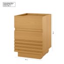 Ver imagem 3 de Mesa de Cabeceira 2 Gavetas Samambaia CabeCasa MadeiraOriginals