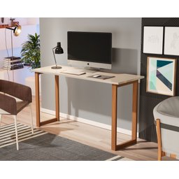 Mesa de Estudo Escrivaninha 1,20 M com Pés de Madeira - 1