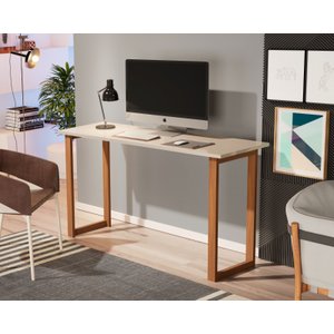 Mesa de Estudo Escrivaninha 1,20 M com Pés de Madeira