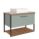 Ver imagem 2 de Gabinete para Banheiro com Cuba 80cm Palermo 