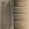 Ducha Higiênica Chuveirinho sem Gatilho Cromado 1/4 de Volta - 2