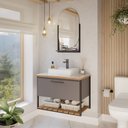 Ver imagem 1 de Gabinete para Banheiro com Cuba 80cm Palermo