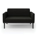 Ver imagem 6 de Poltrona Namoradeira Decorativa Isabella Pés Fixo em Madeira Preto Suede Preto G19 - Gran Belo