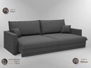 Ver imagem 6 de Sofá Tango 1,80m sem Caixa, Retrátil e Reclinável Linho Soft Grafite - Netsofas