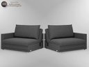Ver imagem 7 de Sofá Tango 1,80m sem Caixa, Retrátil e Reclinável Linho Soft Grafite - Netsofas