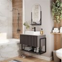 Ver imagem 1 de Gabinete para Banheiro com Cuba 85cm MDF Helsing 