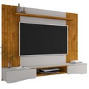 Ver imagem 1 de Painel Tv 65 Pol e Bancada Suspensa 177cm Ivai Naturalle/off B02 - Mpozenato