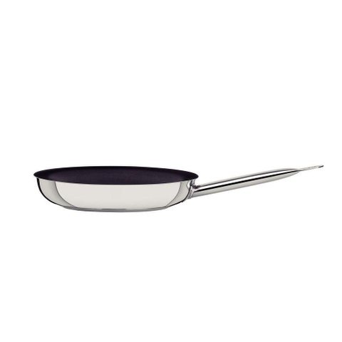 Frigideira Tramontina Professional Rasa Aço Inox Fundo Triplo Antiaderente Cabo 30 Cm 2,9 L