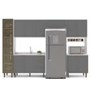Ver imagem 6 de Cozinha Completa Modulada 320cm com Tampo e Cristaleira 5 Peças Pérola Yescasa