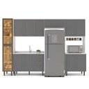 Ver imagem 4 de Cozinha Completa Modulada 320cm com Tampo e Cristaleira 5 Peças Pérola Yescasa