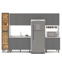 Ver imagem 4 de Cozinha Completa Modulada 320cm com Tampo e Cristaleira 5 Peças Pérola Yescasa