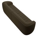 Ver imagem 7 de Sofá Living Decorativo 3 Lugares 252cm Meris M22 Veludo Marrom - Mpozenato