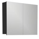 Ver imagem 1 de Armário Espelheira Boston 2 Portas MDF-MDP 80cm Preto Venturi