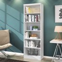 Ver imagem 1 de Estante para Livros 5 Prateleiras 183cmx61cm Linus