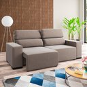 Ver imagem 2 de Sofá Retrátil e Reclinável Eduarda 2,00 Metros 3 ou + Lugares Viero