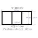 Ver imagem 2 de Nicho Triplo Decoração - para Banheiro Cozinha Sala Quarto 50x23x10 - Preto Tx