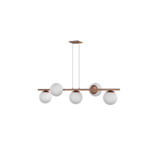 Pendente Lustre Luminária Globo de Vidro