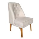 Ver imagem 5 de Kit 4 Cadeiras Paris + 2 Paris Retro Suede Bege Dominic Decor