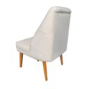 Ver imagem 7 de Kit 4 Cadeiras Paris + 2 Paris Retro Suede Bege Dominic Decor