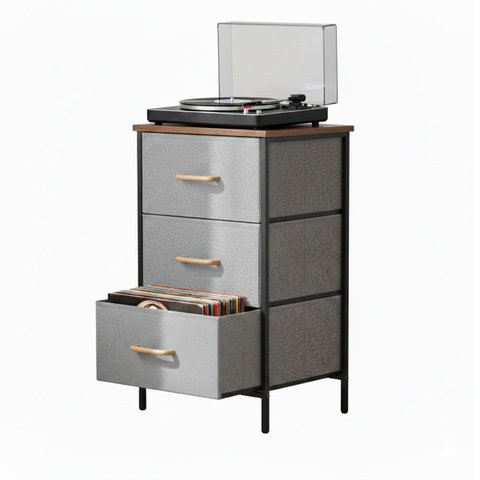 Comoda Armario Organizadora 3 Gavetas Porta Objetos Roupa Livro Sapato Quarto Sala Casa Closet Banhe
